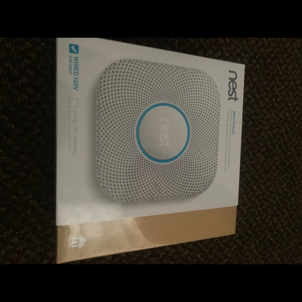 Nest carbon monoxide and smoke detector